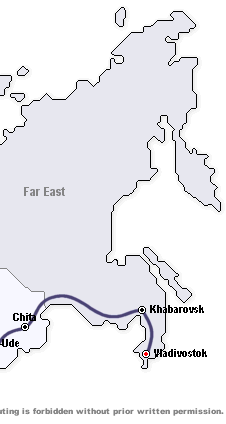 railway map trans siberia