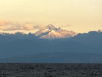 Peaks of Barguzinsky mountains - view from the opposite shore, zoom 35
