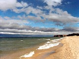 Olkhon Island: Saraysky Bay is a 4 km long sandy beach