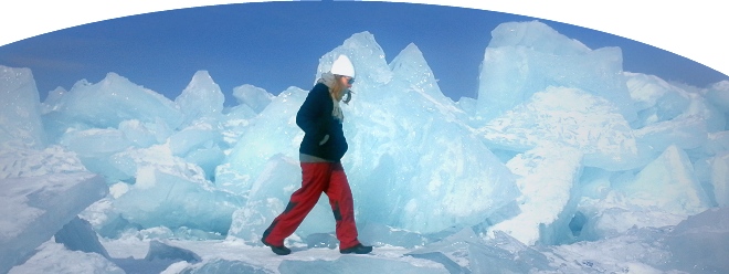 Tour by Ice of lake Baikal